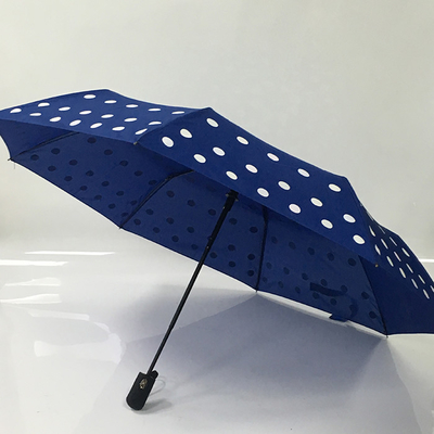 Magiczny druk Składany automatyczny parasol z tkaniny Pongee dla pań