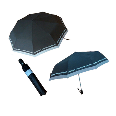 SGS Portable Pongee Auto Open Outdoor 3 składany parasol przeciwdeszczowy