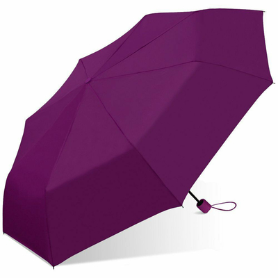 42 &amp;#39;&amp;#39; ARC Mini składany jednokolorowy ręczny parasol otwarty