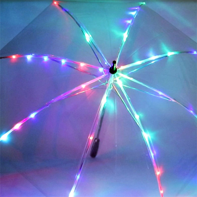 TUV Handheld Clear POE LED Parasol z lampą błyskową