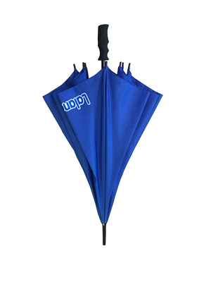 Ręczny mały parasol golfowy Pongee z otwartym trzonkiem z włókna szklanego