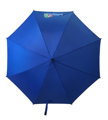 Ręczny mały parasol golfowy Pongee z otwartym trzonkiem z włókna szklanego