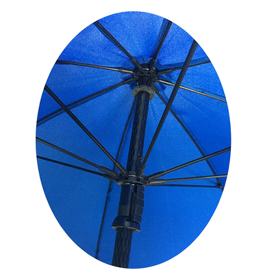 Ręczny mały parasol golfowy Pongee z otwartym trzonkiem z włókna szklanego