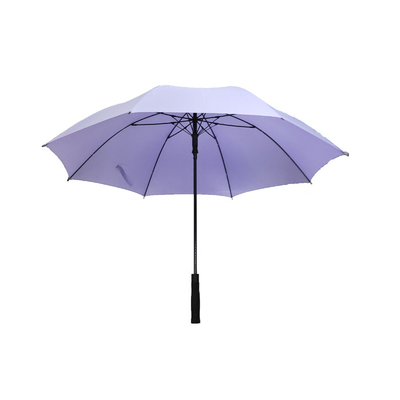 190T Pongee z podwójnym baldachimem z włókna szklanego wiatroodporny parasol golfowy prosty oversize