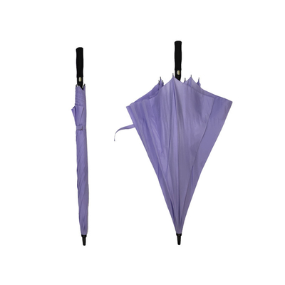 190T Pongee z podwójnym baldachimem z włókna szklanego wiatroodporny parasol golfowy prosty oversize