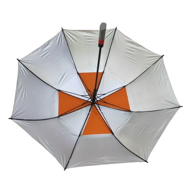 Dwuwarstwowy wentylacyjny parasol golfowy mocny z nadrukami z logo