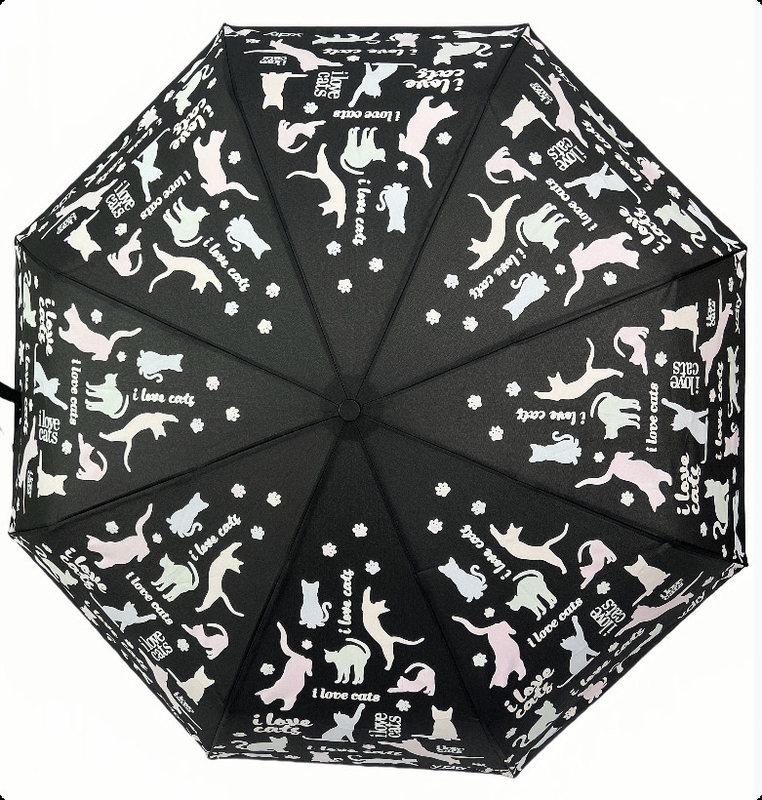 Wzdrowy parasol kreatywny magiczny zmieniający kolor gdy jest mokry