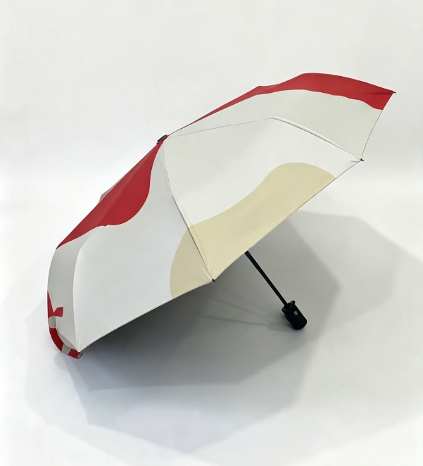 Stylowy Parasol Automatycznie Otwierany Kompaktowy z Dopasowanymi Kolorami, Czarna Powłoka Anty-UV, Wiatroodporny Składany Parasol na Codzienne Dojazdy i Kemping
