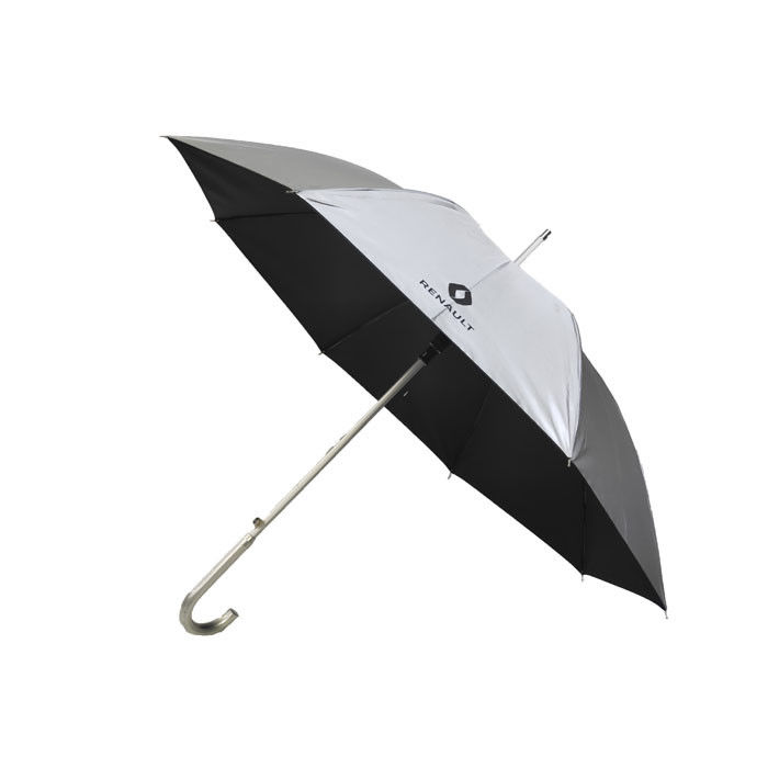 Plastikowy uchwyt Poliester Pongee Niestandardowe logo parasole golfowe