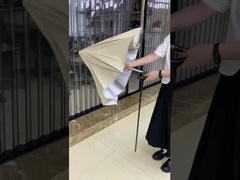 Osobiste parasolki z metalowymi i włókno-szklanymi żebrami