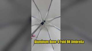 Aluminiowy parasol 8K, 4-krotnie składany